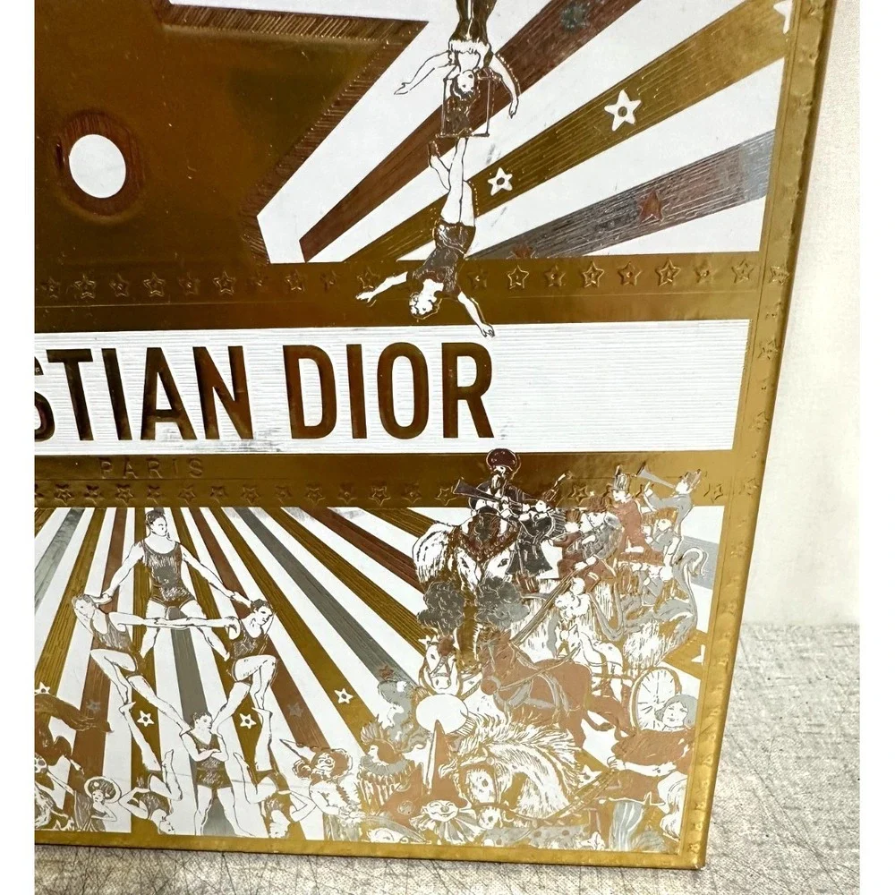 Christian Dior j'adore Gold & Silver Gift Box 8 1/4 X 8 1/4